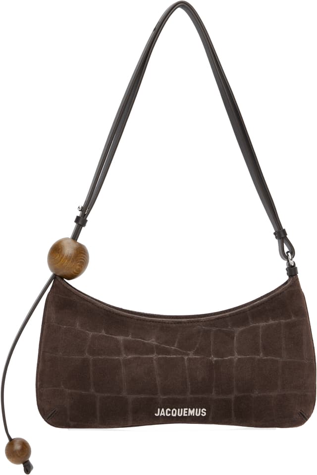 Jacquemus brown Bisou Perle bag